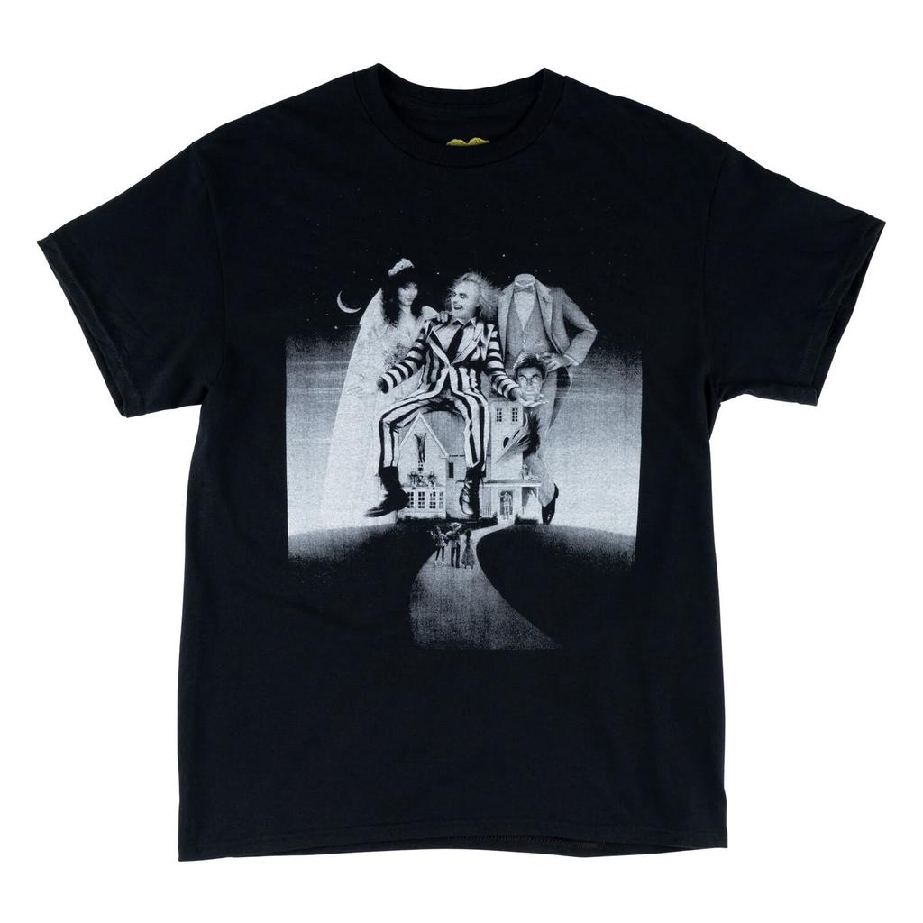 New Welcome Skateboards x Beetlejuice Showtime T-Shirt Black