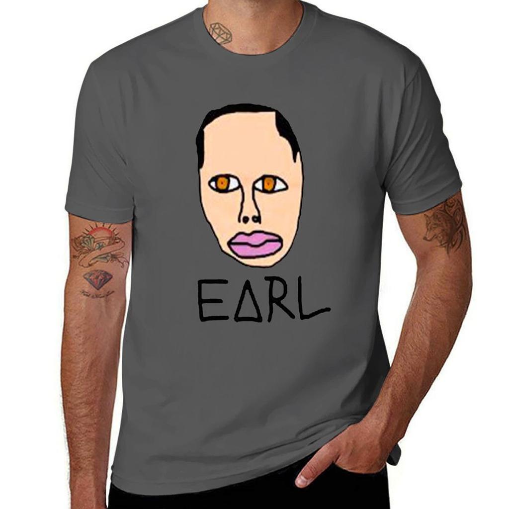 Earl Tshirt Retro Style Print Casual Top