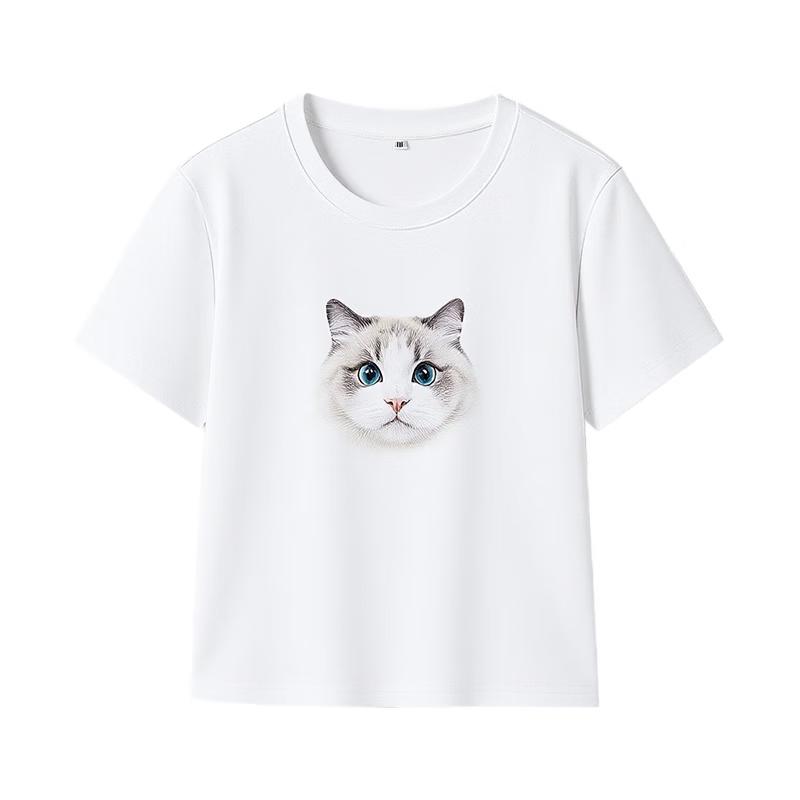 Women s Slim Fit Printed Summer T-Shirt XL