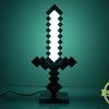Diamond Sword Night Light Ornament Color Changing Sword Game Accessories Gift Toy Model Desk Lamp Decoration