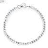 Für Frauen   Kupfer 4mm Perle Goldfarbene Kette Armband Niedlich Hochzeit Dame Mode Anhänger Schmuck Geburtstagsgeschenk