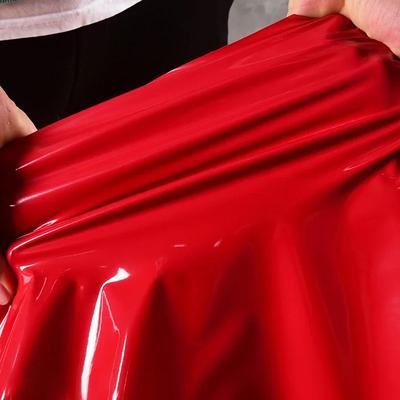 100x145cm Stretch Glänzendes Glänzendes Ledergewebe 100*145cm Uni Elastisches Spiegelgewebe Für Kleidung Kleid Bühnenkostüm DIY Nähen