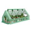 Mini Greenhouse, Weatherproof, Roll-Up Window, 240 X 90 X 90 Cm, Green