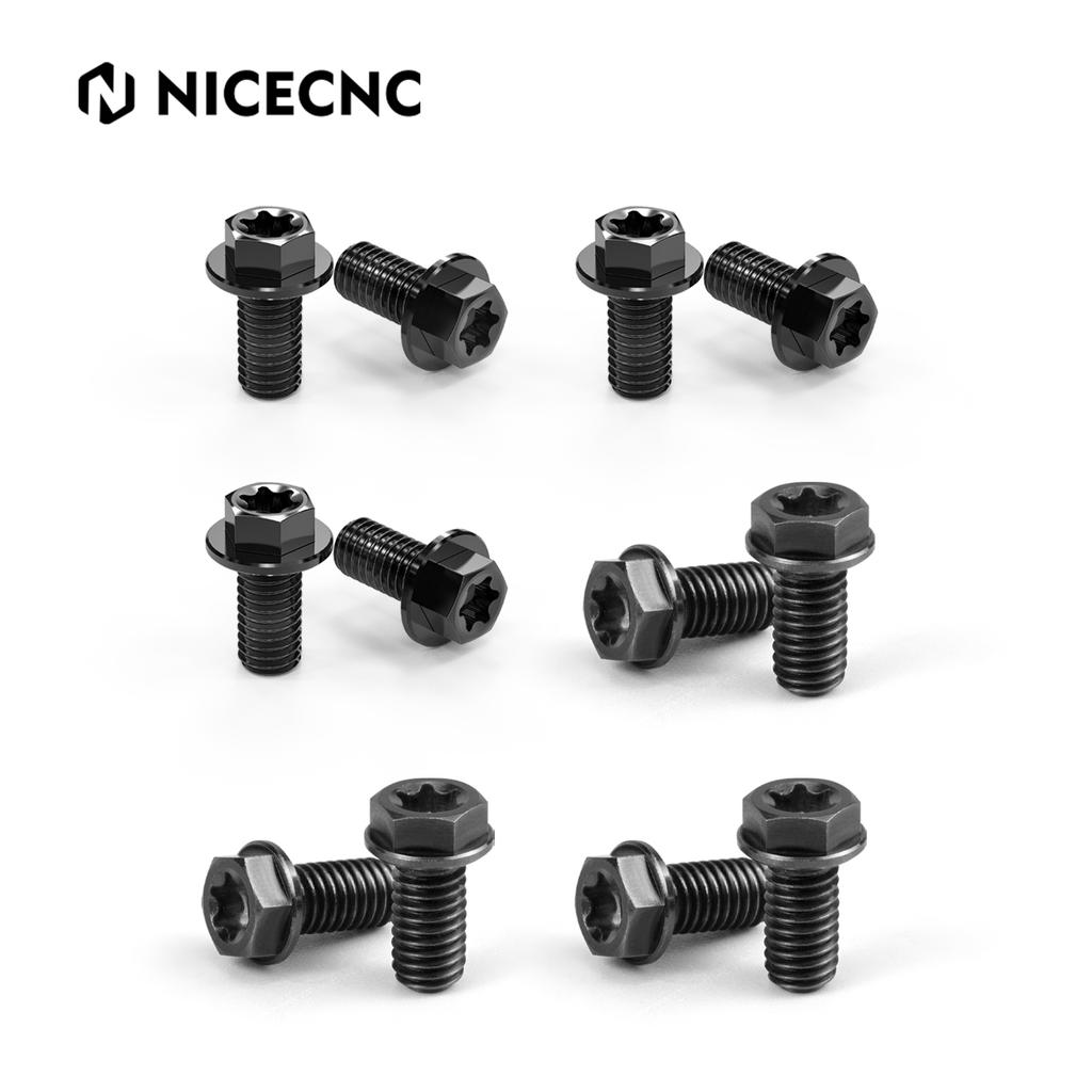 NICECNC For Surron Light Bee X S L1E M5X10 M6X13 Front Rear Brake Disc Pad Screws For Segway X160 X260 Electric Dirt Bike 2025