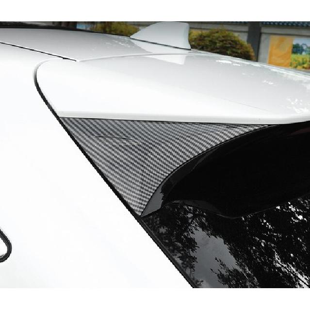 For Toyota Venza Harrier - Carbon Fiber Look Rear Window Triangle Cover