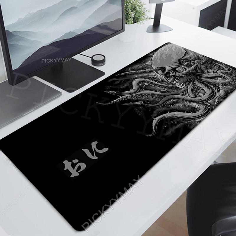 Octopus Locking Edge Mouse Mats Large Natural Rubber Mouse Pad Gaming Mousepads Gamer Mousepad Desk Pads Keyboard Mat x
