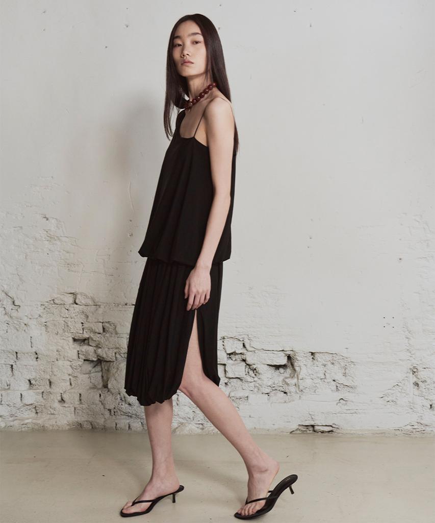Wenio Pleated Balloon Skirt_2Color