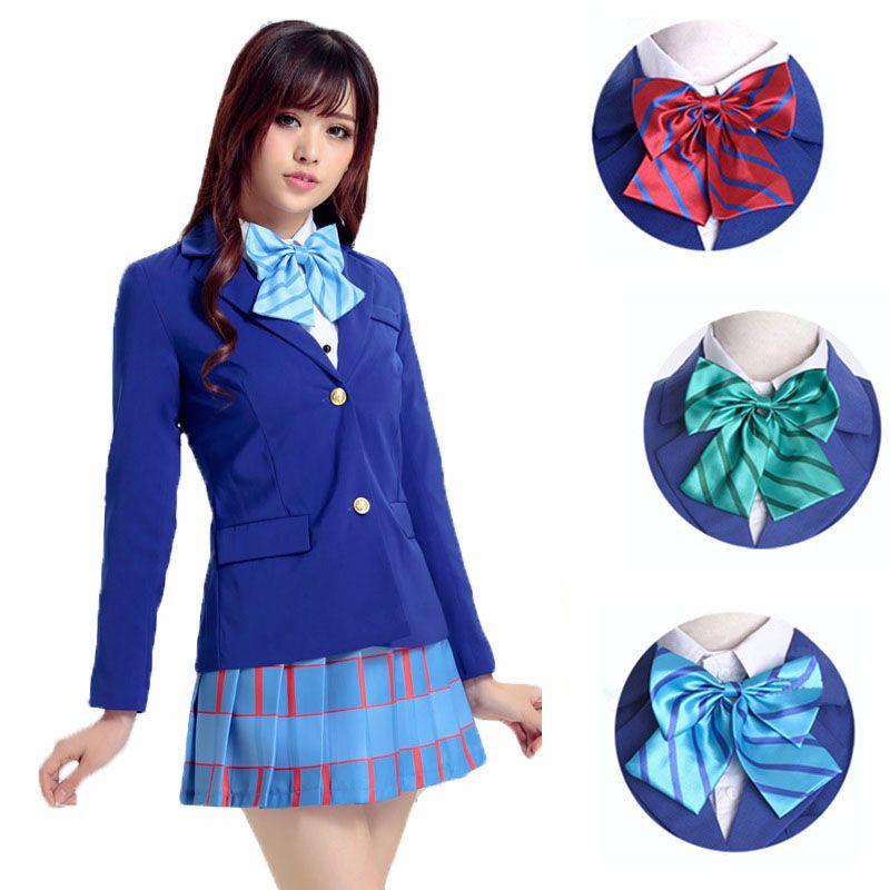 Love Live New Kousaka Honoka Yazawa Niko Nishikino Maki Uniform Costume Cosplay