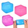 3Pcs Stress Cube Fidget Toy Anxiety Relief Ice Cube Squeeze Decompression Toy Soft Stress Ball Sensory Toy Kids Teens Adults Gift