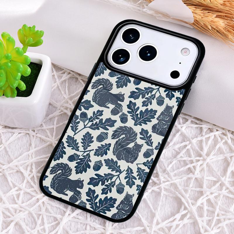 Funny Animal Squirrel Phone Case for iPhone 17 Air 16 15 11 12 14 13 Pro Max Shockproof Cover