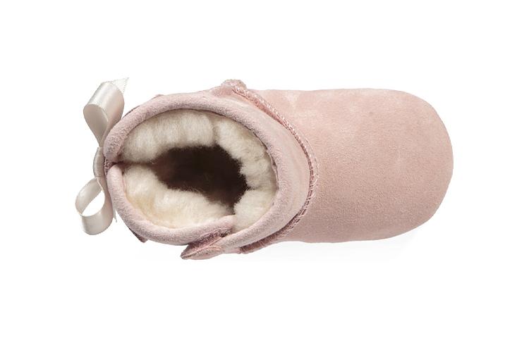 UGG Suede Short Snow Boots Pink Infant And Toddler 1018452I-BPNK