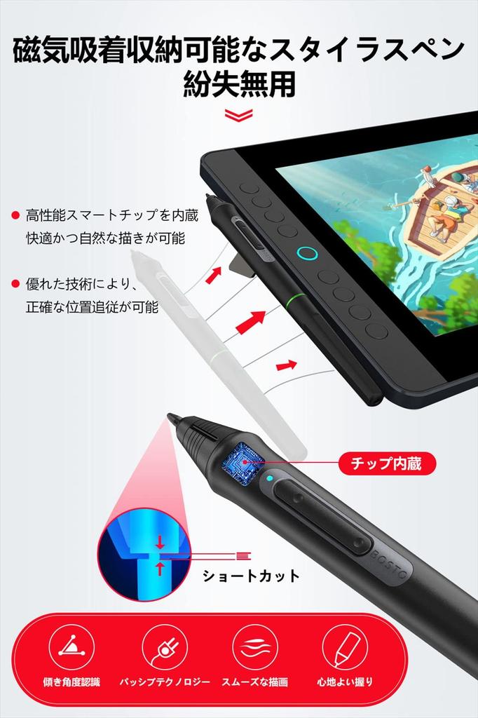 Bost LCD pen tablet 1920x1080