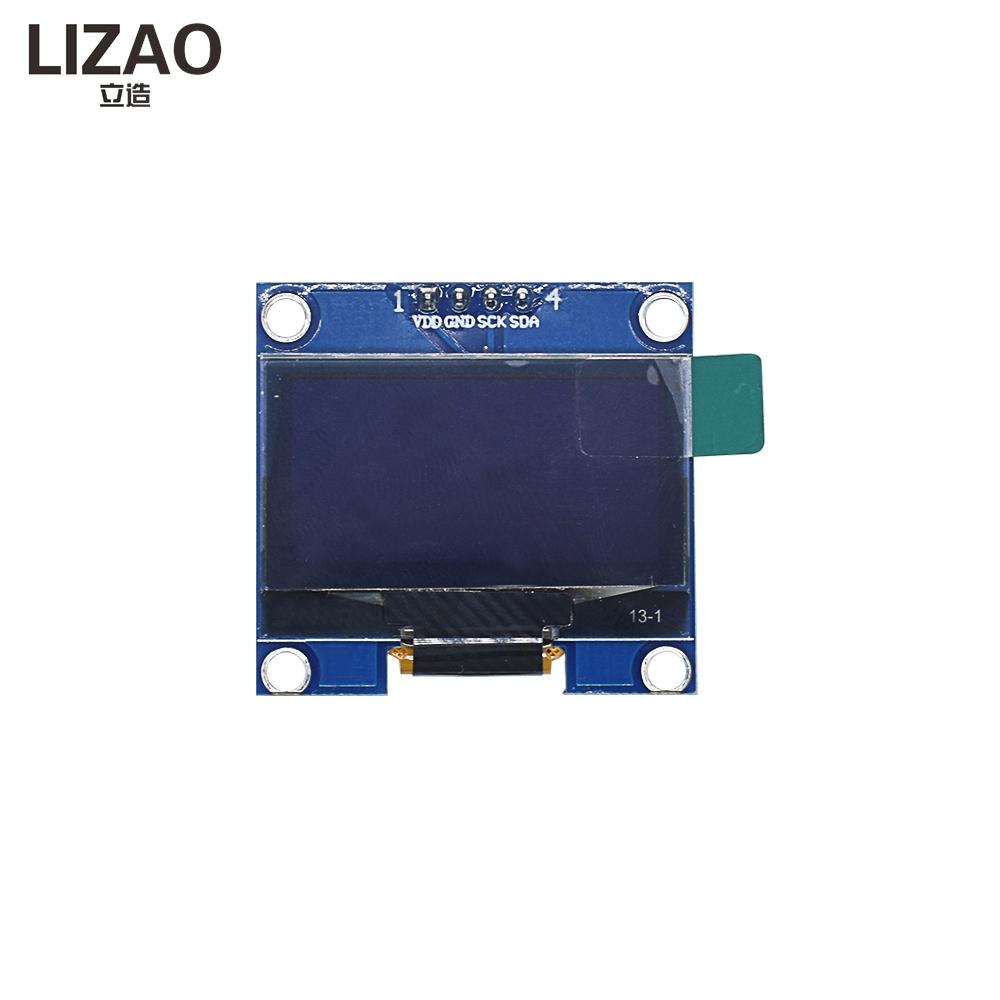 LIZAO 1.3" OLED Module 128x64 IIC I2C Serial SH1106 Driver White Blue Display Board for Arduino Raspberry Pi