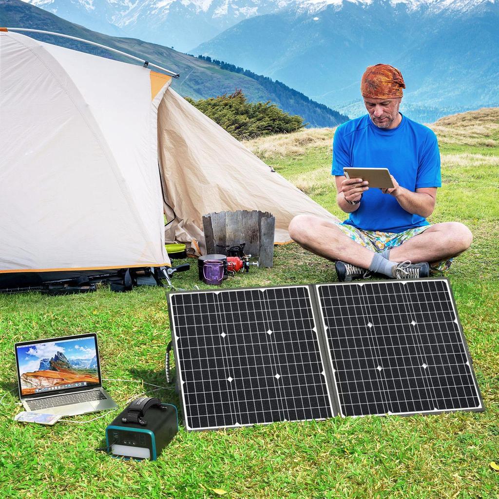Power Station Power Generator 500W(Topp 1000W) SWAREY S500 Pro 518Wh Solar Generator Power Bank Laddare med 100W Solpanel