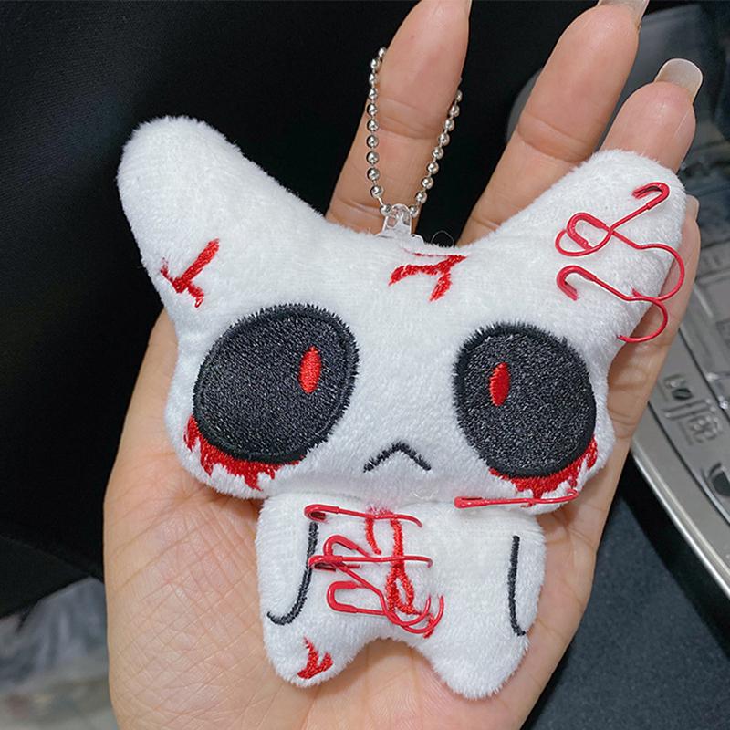 

1 шт. Жуткая окровавленная кукла-монстр Хэллоуин хоррор плюшевый брелок гот сумка страшные аксессуары для рюкзака косплей вечеринка декор