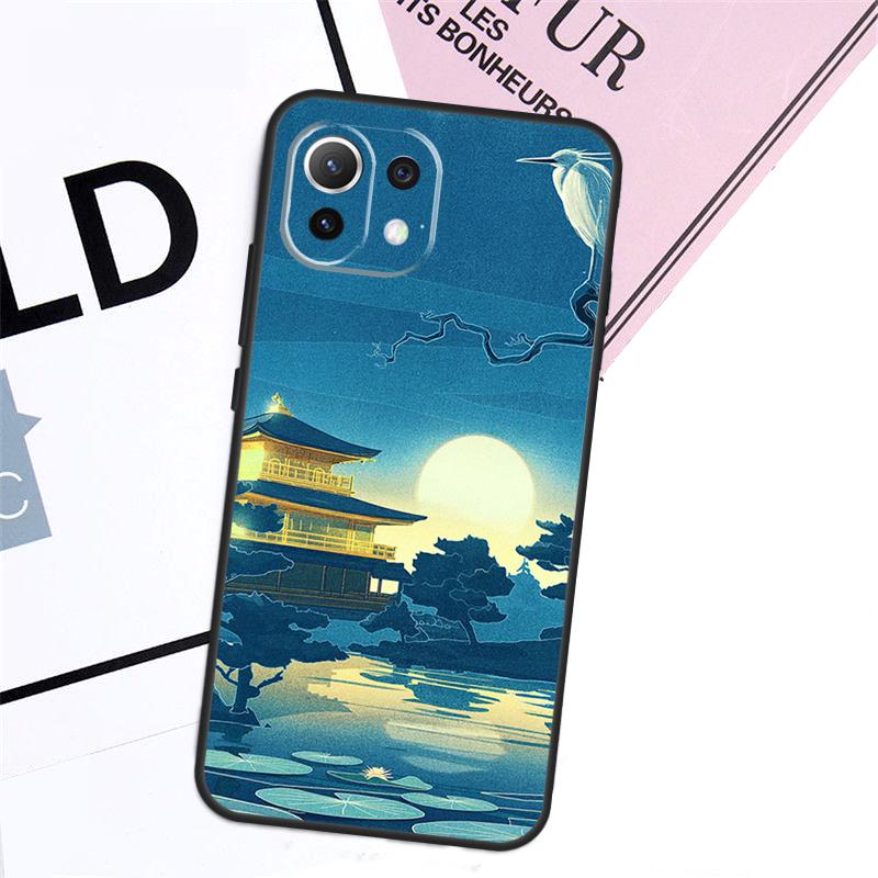 Japanese Style Art Case For Xiaomi 15T Pro 14T 13T 17 Pro Max 14 15 Ultra POCO X7 X5 X6 F5 F6 F7 F8 Pro Cover