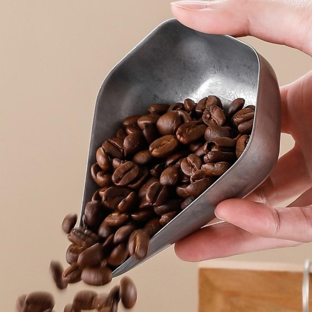 Wear-resistant Bean Weighing Tray Stainless Steel Measuring Tray Coffee Bean Container  Office
