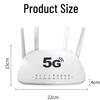 AX1800 Dual-Band 5G WiFi 6 Router with Enhanced Signal