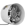 220/110V Metal Round Duct Fan 4" 6" Booster Exhaust Ventilator Ventilation Vent Air for Window Wall Bathroom Toilet Kitchen