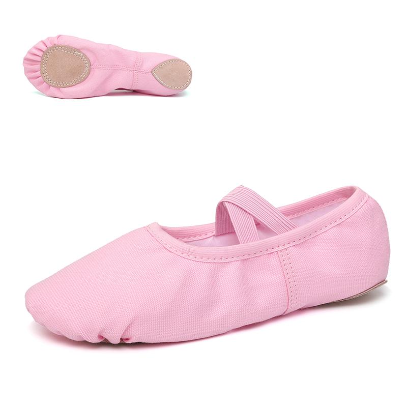 Women Ballet Shoes Girls Dance Slippers Split Sole Gymnastics Yoga Dancing Shoes Canvas Children Adult Ballerina Shoes