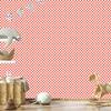 Checkerboard Wallpaper Coral, a Clear Detail for the Living Room and Bedroom 50x1000
