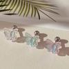 Women's Daily Surgical Steel Double Butterfly Piercing