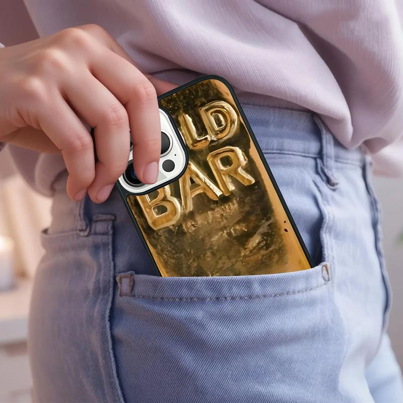 Switzerland Fine Gold Phone Case For iPhone 17 Air 15 16e 14 13 Pro Max Coque 12 11 Pro Max PLUS cover