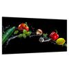 GLASS PROTECTIVE PLATE FOR STOVE 90x52 VEGETABLES