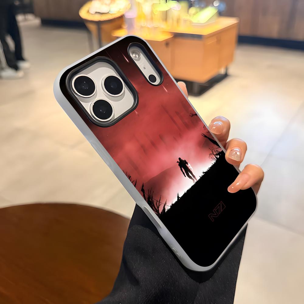 N7 Mass Effect Phone Case For IPhone 17 Air 16 E 15 14 Plus 13 12 11 Pro Max Jelly 2 In 1 Protective Case