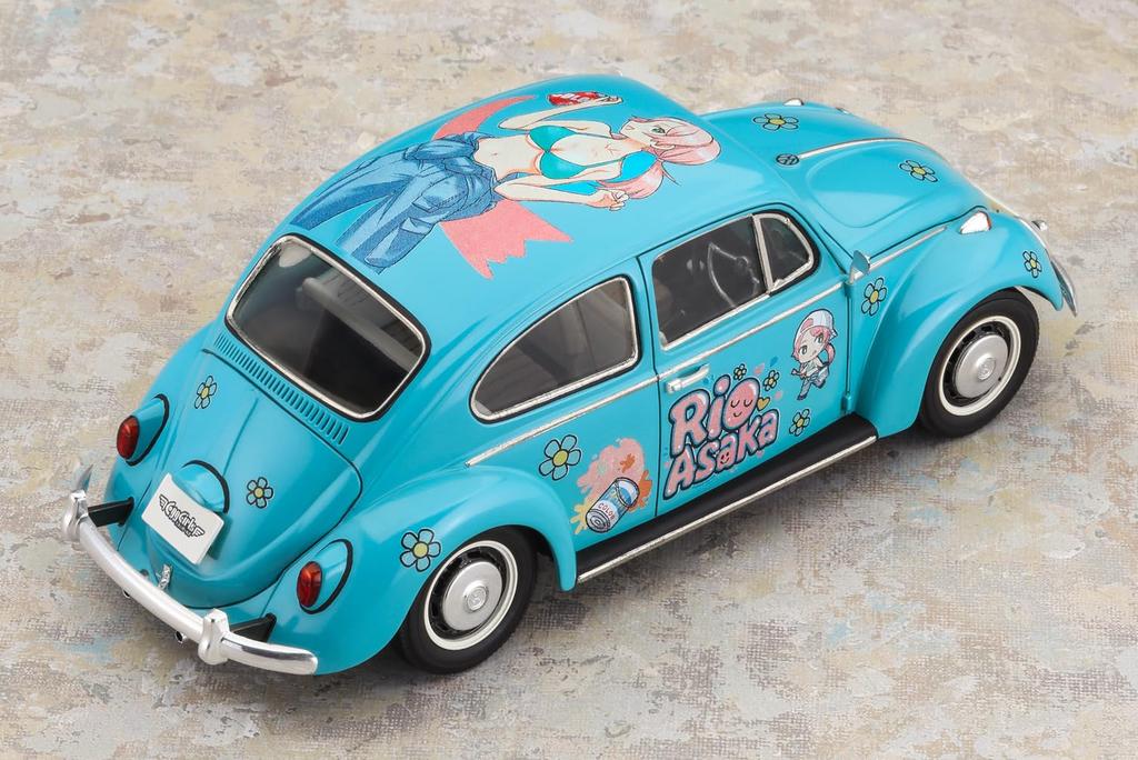 Hasegawa Scale Volkswagen Beetle 1966 with Figure Plastic Model SP665 1/24 "Rio Asaka"