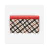 Daks Red Check Color Block 3 Fold Wallet Dcwa2e403