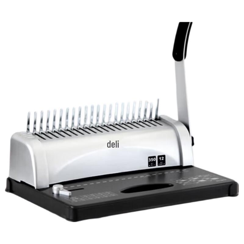 Deli 3870 Labor-Saving 21-Hole Comb/Strip Binding Machine