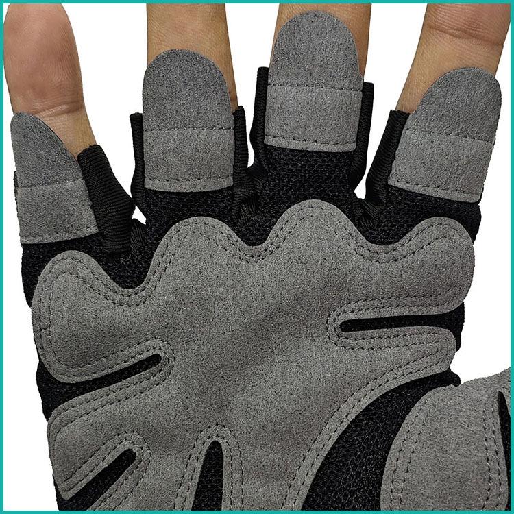 Breathable Quick-Dry Half-Finger Summer Sports Gloves with Velcro