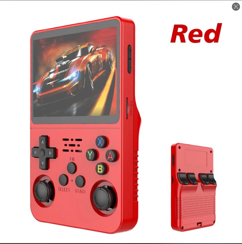 R36S Tragbare Retro-Spielkonsole - Handheld Duales System für PSP, GBA, Arcade-Spiele.