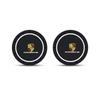 2pcs Car Non-Slip Mat Coasters Pads Water Cup Slots For Porsche Panamera Cayenne Taycan 911 718 Macan Carrera-GT 928 944 968 944