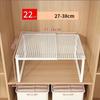 Telescopic Closet Shelf Separator, Expandable Organizer for Wardrobe and Cabinet Storage
