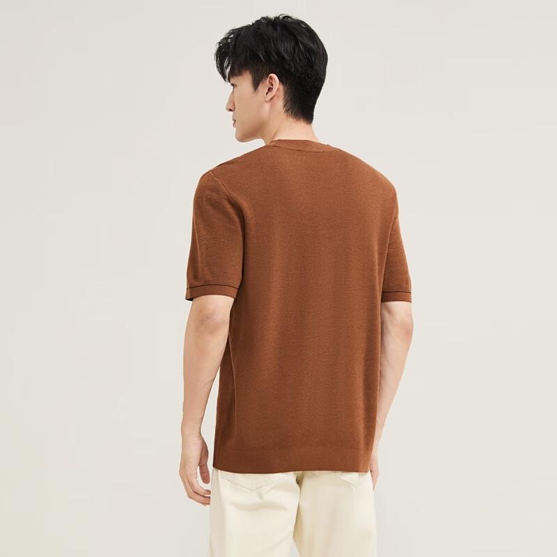 

Qipai Men s Wool Blend Stand Collar Pullover Sweater XL