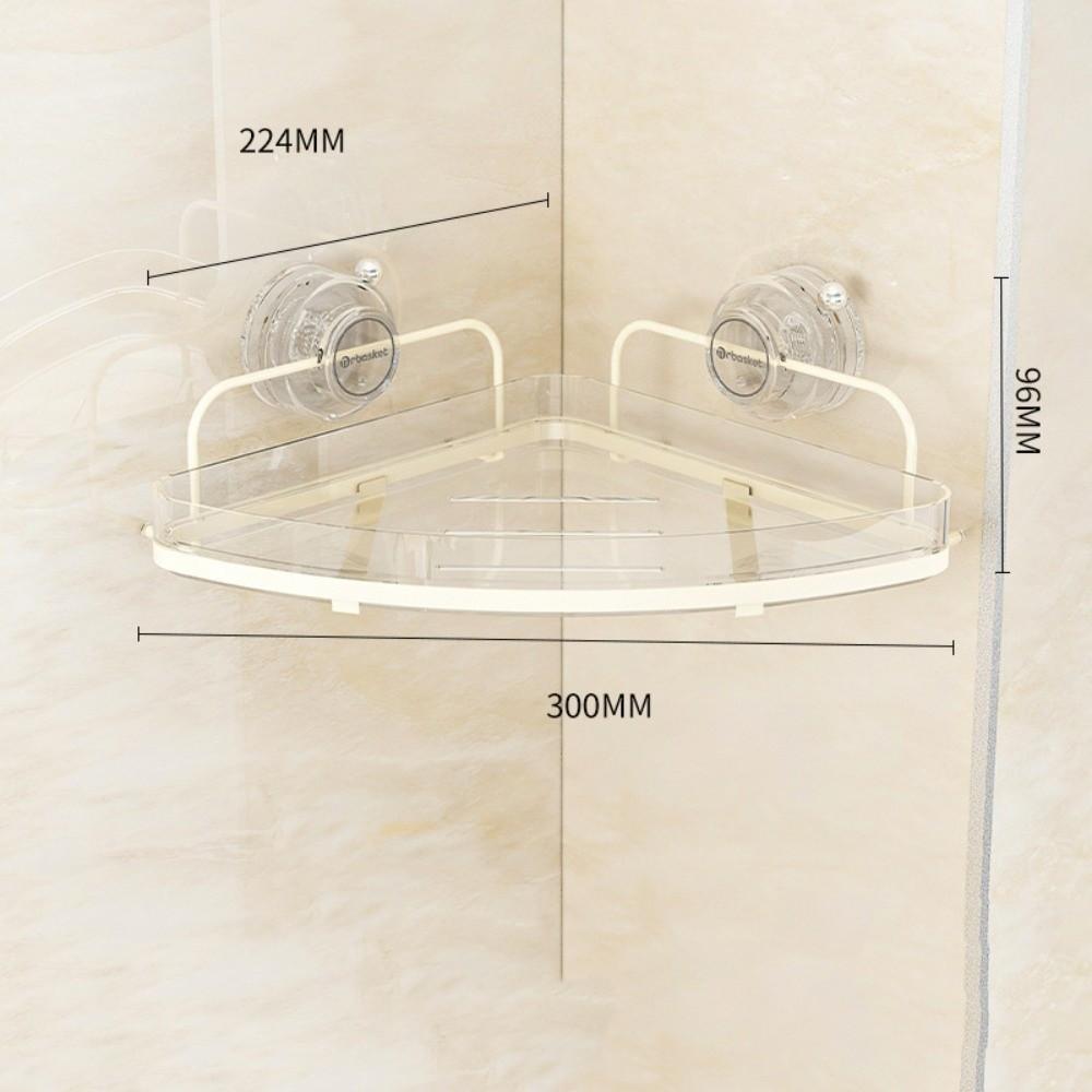 Punch Free Storage Shelf Suction Cup Triangle Shelf High Quality Organizer Rack  Home Use