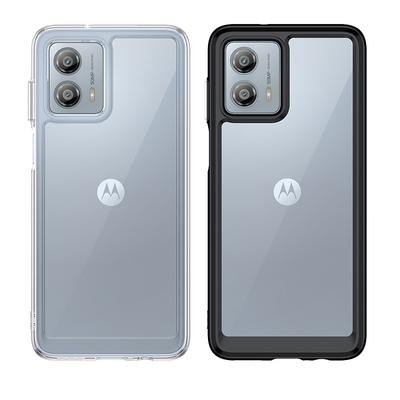 For Moto G53 Case Cover Moto G53 G 53 G13 G23 G73 Capas Shockproof Phone Bumper Back Transparent Colour Clear For Funda Moto G53