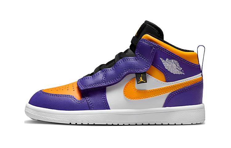 Jordan Air Jordan 1 Kids Basketball Shoes Pre School DQ8427-517 29.5