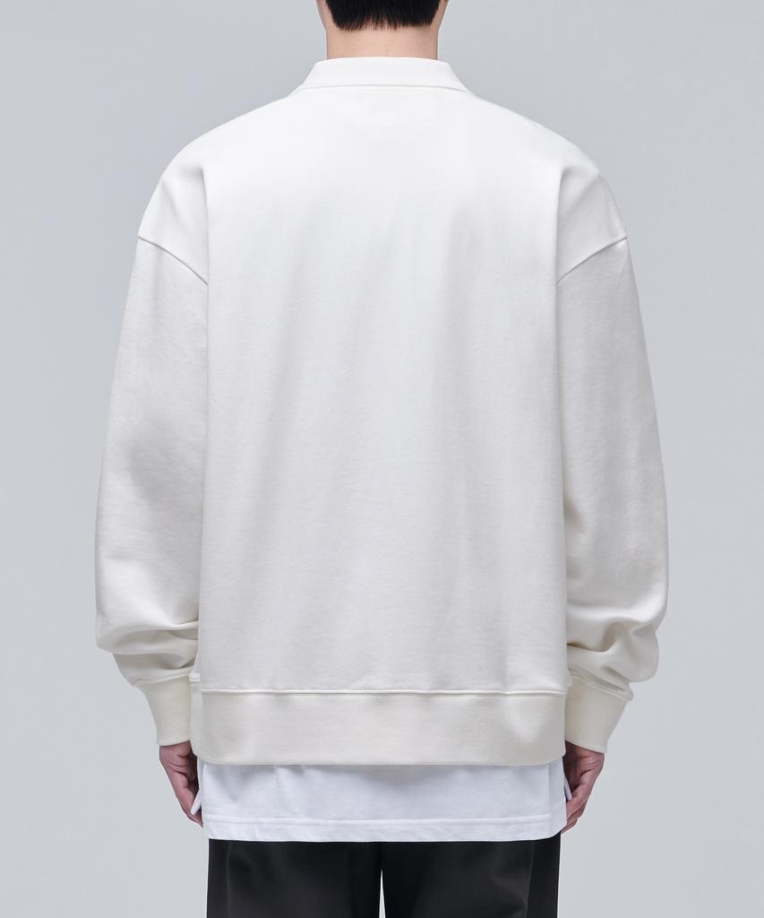 Musinsa Standard Oversized Collared Sweatshirt [Cream]