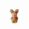 Mini Jointed Hare Plush Toy, Soft Animal Keychain, DIY Accessory, Random Color Offwhite Brushed