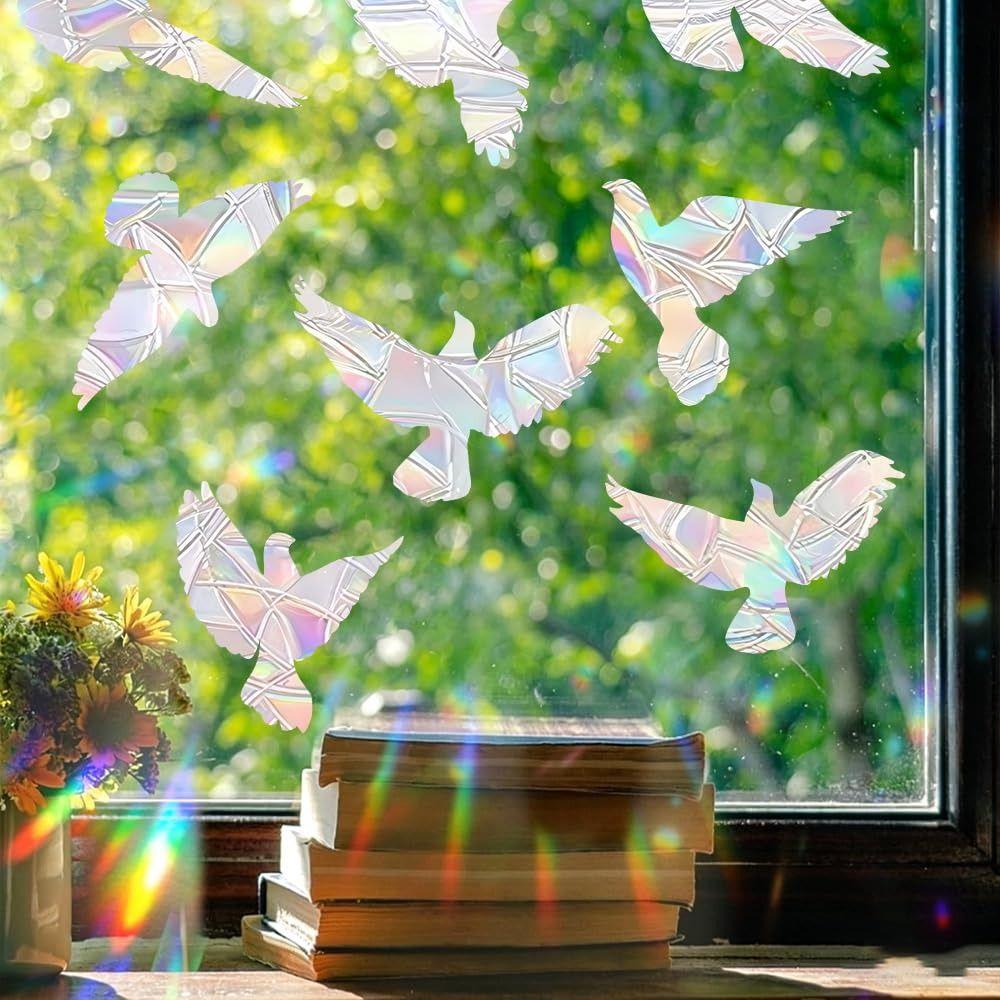 Removable Window Clings Static Cling Window Stickers Bird Safe Bird Strike Deterrent Sliding Doors