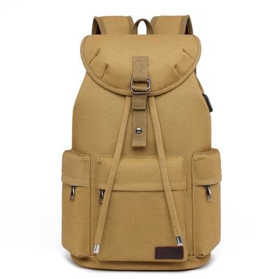 Men's Large Capacity Backpack  New Casual Retro Canvas Travel Bag  Simple Men's Travel Backpack, Student Backpack