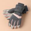 Men and Women's Touch Screen Waterproof and Windproof Outdoor Cycling Plus Velvet Thickened Mountain Climbing Autumn and Winter Warm Gloves