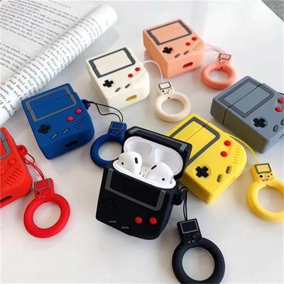 Game Console Earphone Cover Case For Apple AirPods Cute Protective Bag Soft Silicon Shockproof 1 2 Funda Cover Charging Box Case