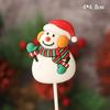 Christmas Decor Set: Card Inserts, Cake Toppers, Cup Garland, Wreath Ornaments, Strawberry Tower, Cartoon Star & Tree Decorations.
