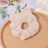Cat Ear Furry Scrunchies For Girls Women High Elastic Soft Korean Style Hair Tie Ponytail Holder Rubber Band Hair Accessories