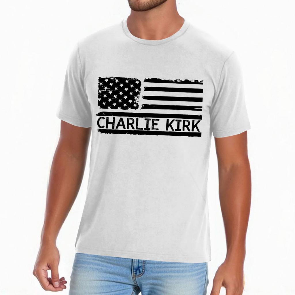 Men's Casual Daily Printed Top Round Neck T-shirt