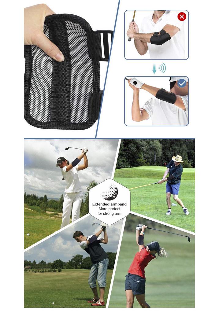 Golf Swing Posture Trainer: Arm Bend Corrector for Beginners